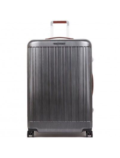 Piquadro Relyght Plus Großer Hartschalentrolley mit vier Rollen Piquadro Relyght Plus Großer Hartschalentrolley mit vier Rollen