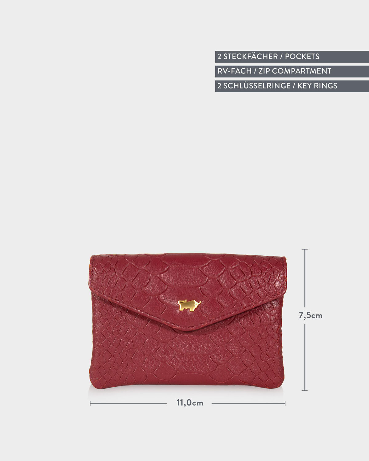 Braun Büffel ZOE Schlüsseletui wine Braun Büffel ZOE Schlüsseletui wine