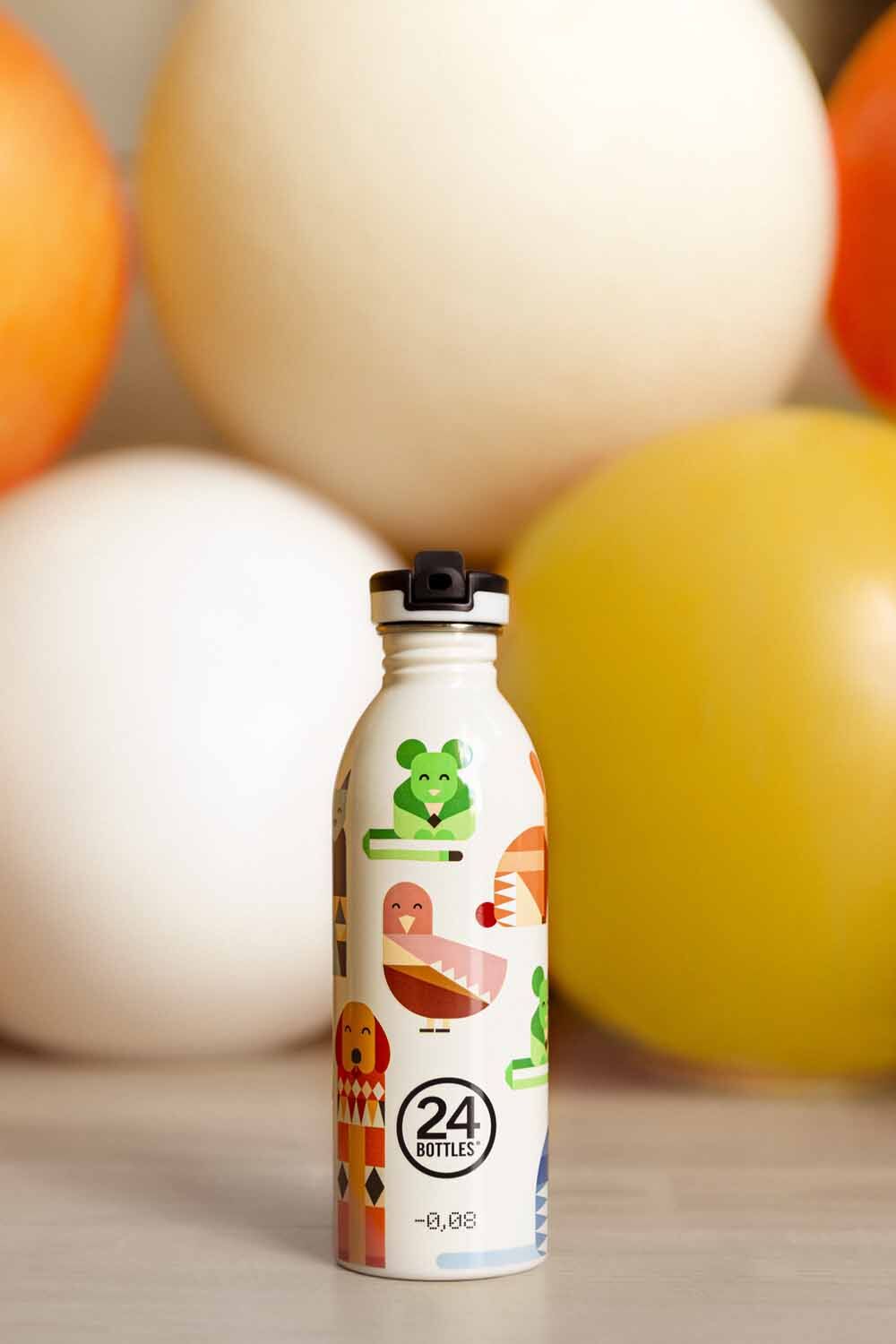 24Bottles® Urban Bottle Kids 500 ml mit Sport Lid Best Friends