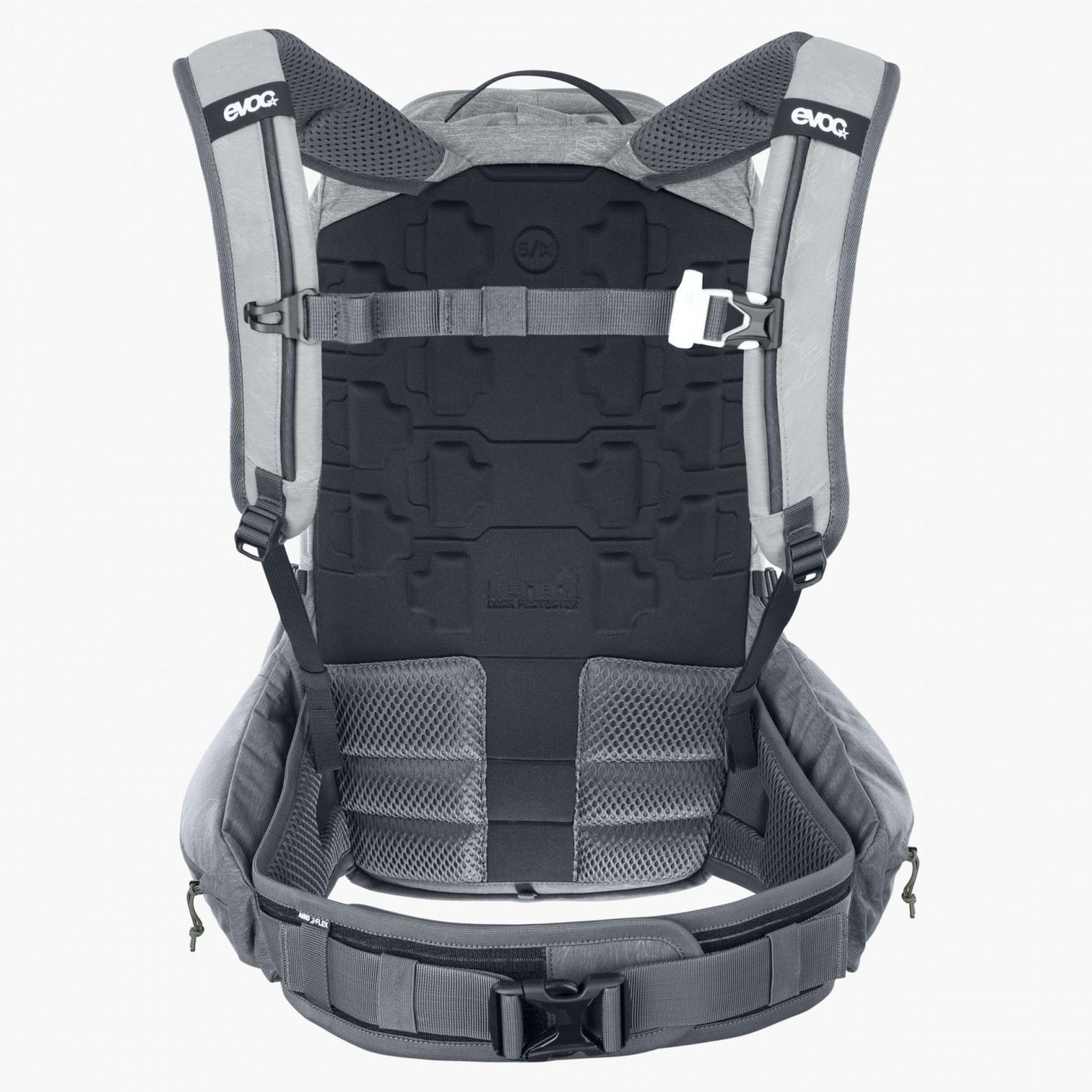 evoc Protector Backpacks Trail Pro 16 S/M Stone - Carbon Grey