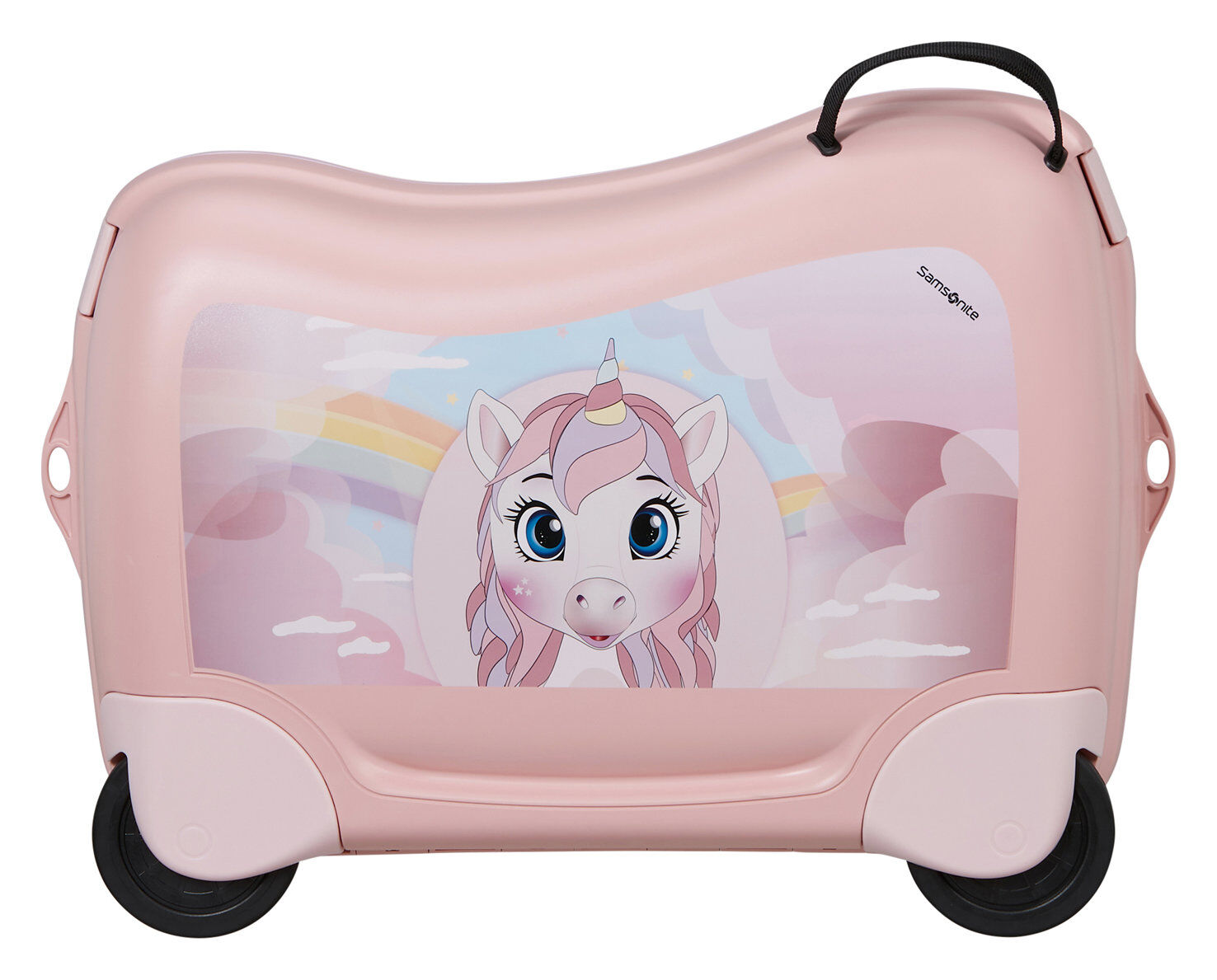Samsonite Dream2go Ride-On Suitcase mit 4 Rollen Unicorn Tess