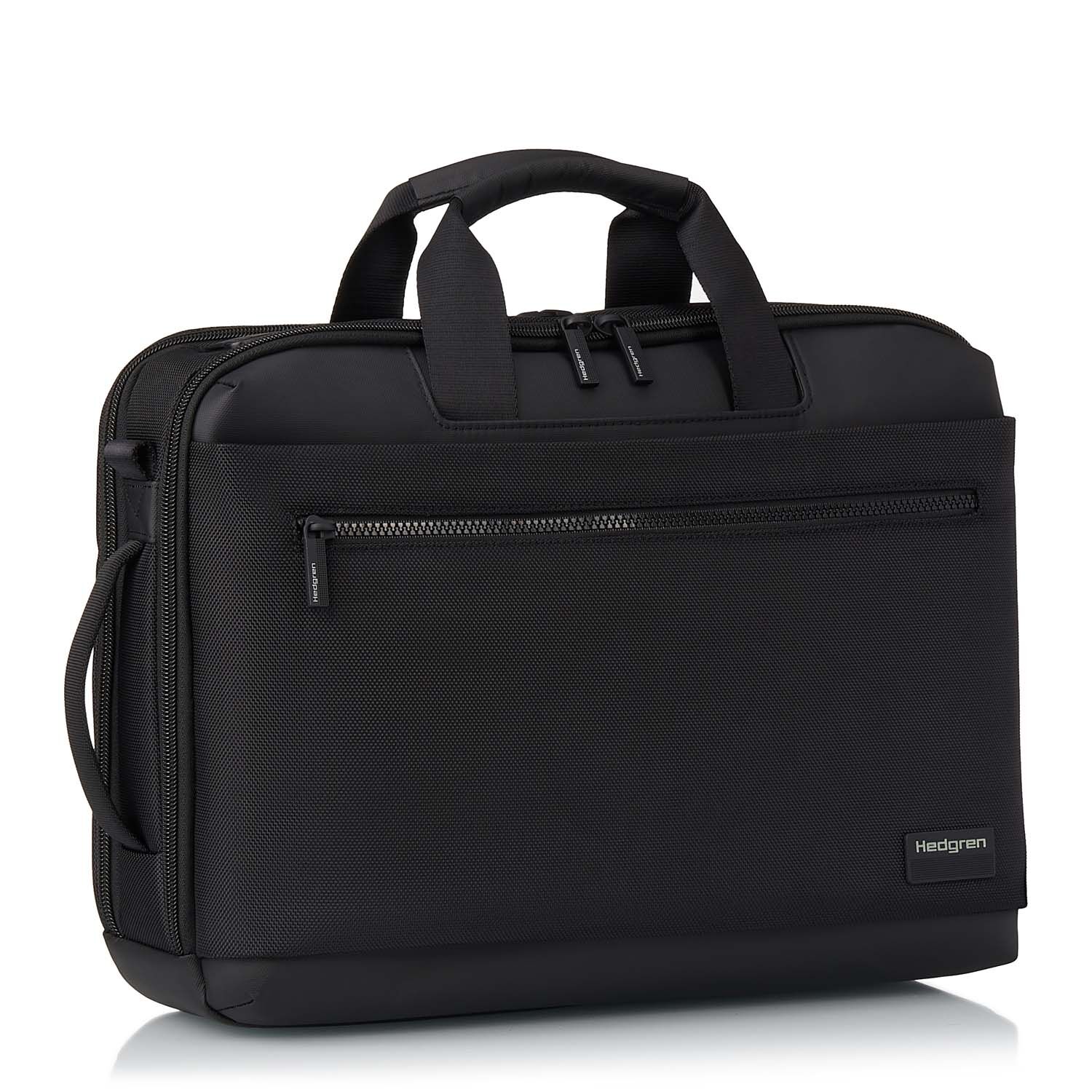 Hedgren Next DISPLAY 3 Way Briefcase Backpack, 15,6" Black