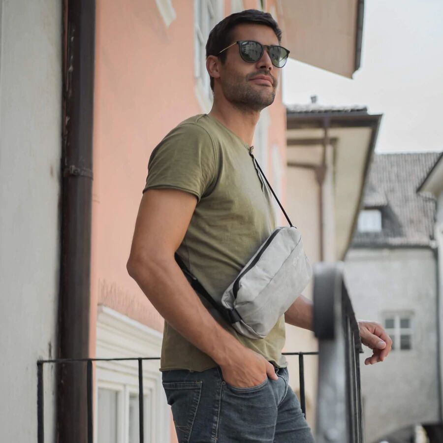 Airpaq Sling Baq Umhängetasche Sling Baq Grey