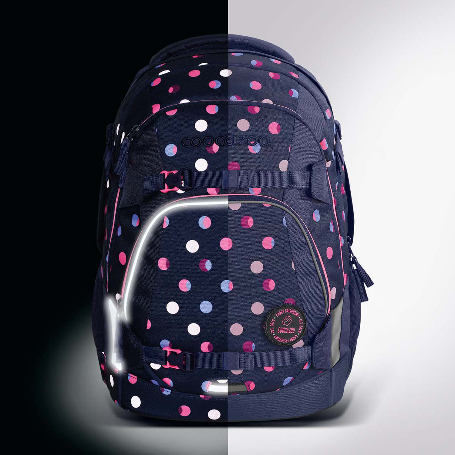 Coocazoo MATE Reflective Schulrucksack Moons