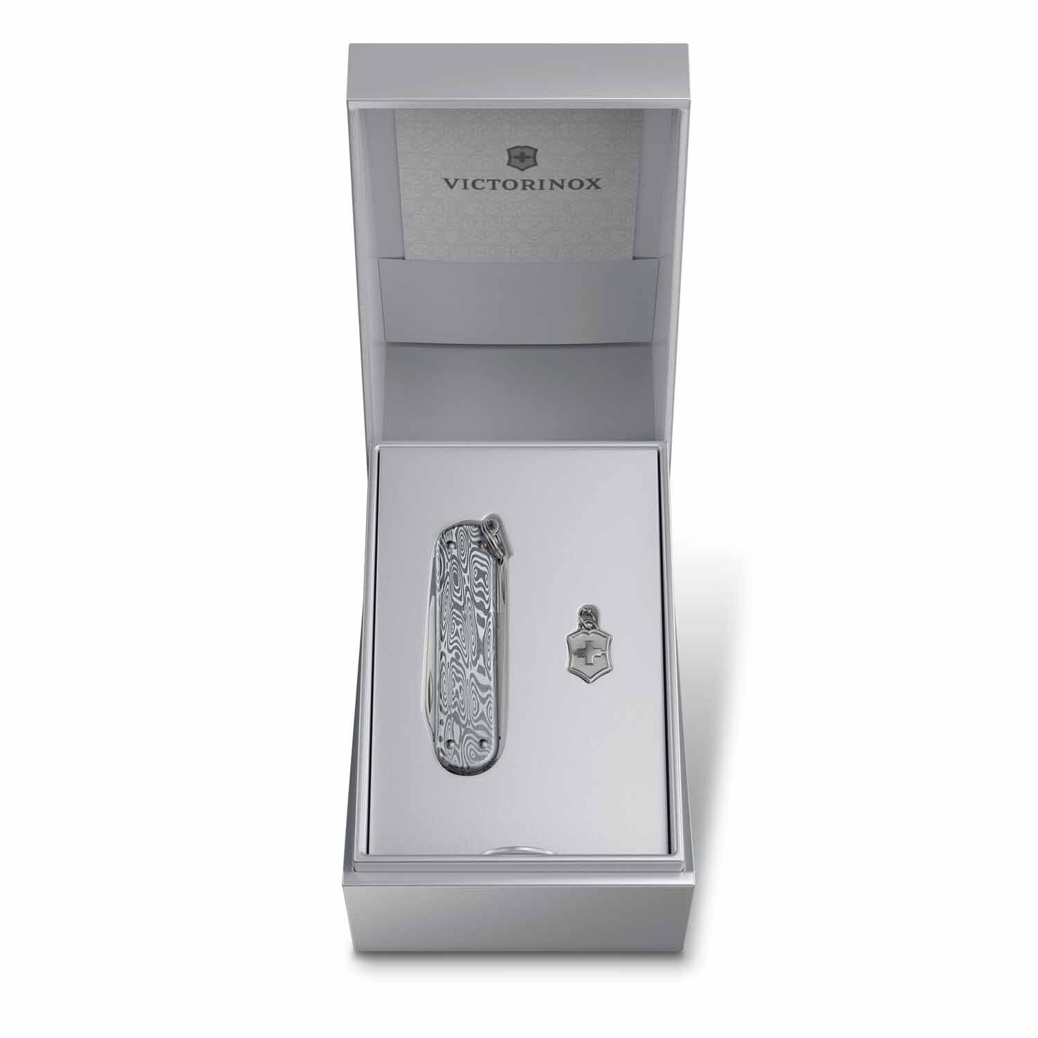 Victorinox Classic SD Brilliant, 58 mm, Damast