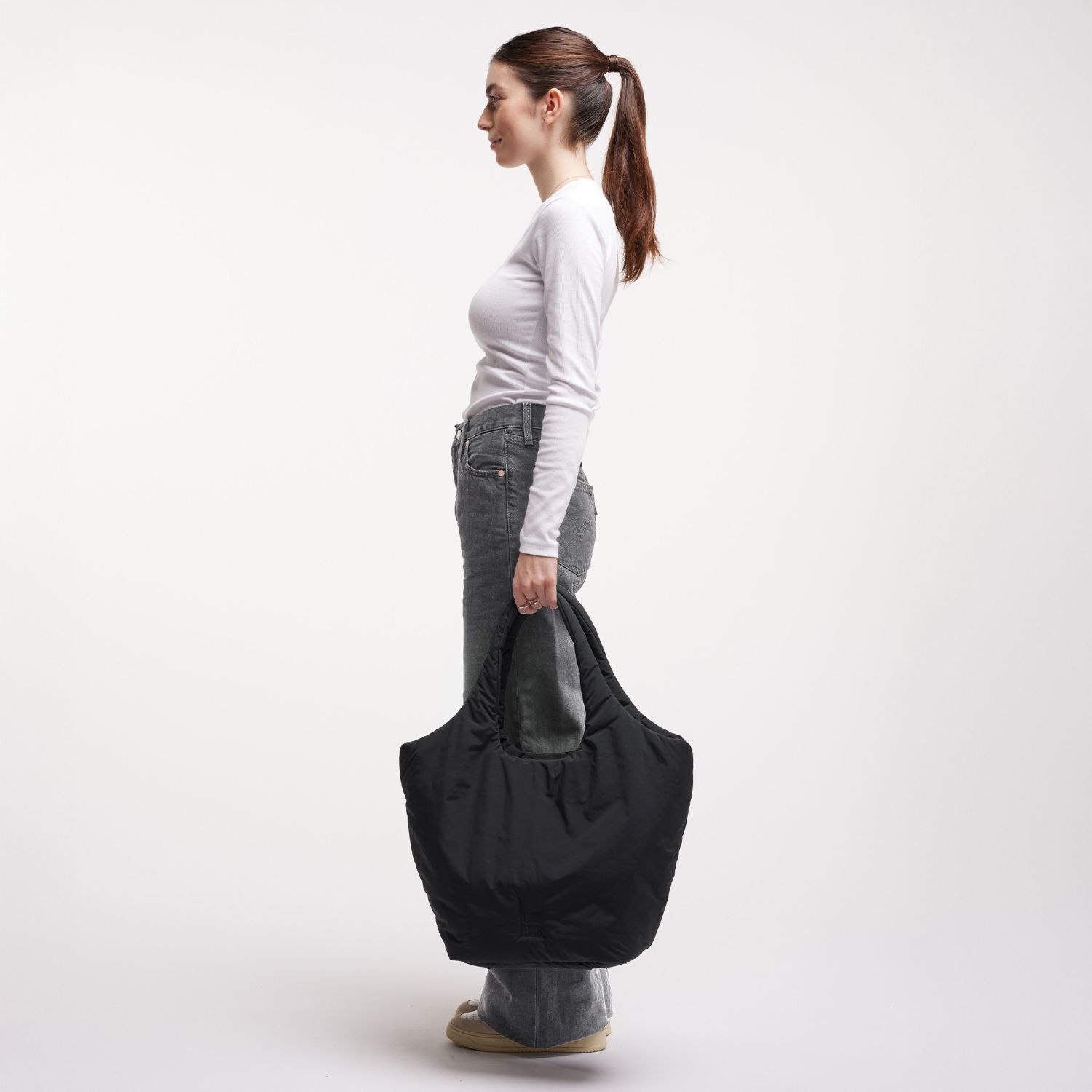 GOT BAG Cloud Tote Bag Monochrome black GOT BAG Cloud Tote Bag Monochrome black