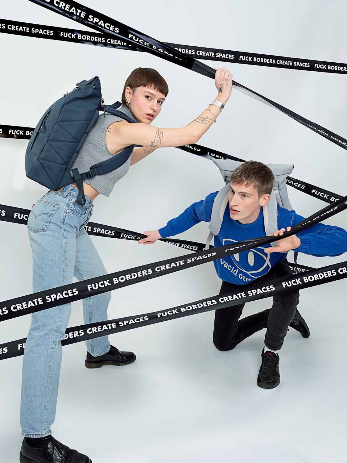 kattbjørn Rolltop mit 15" Laptopfach Midnight Blue