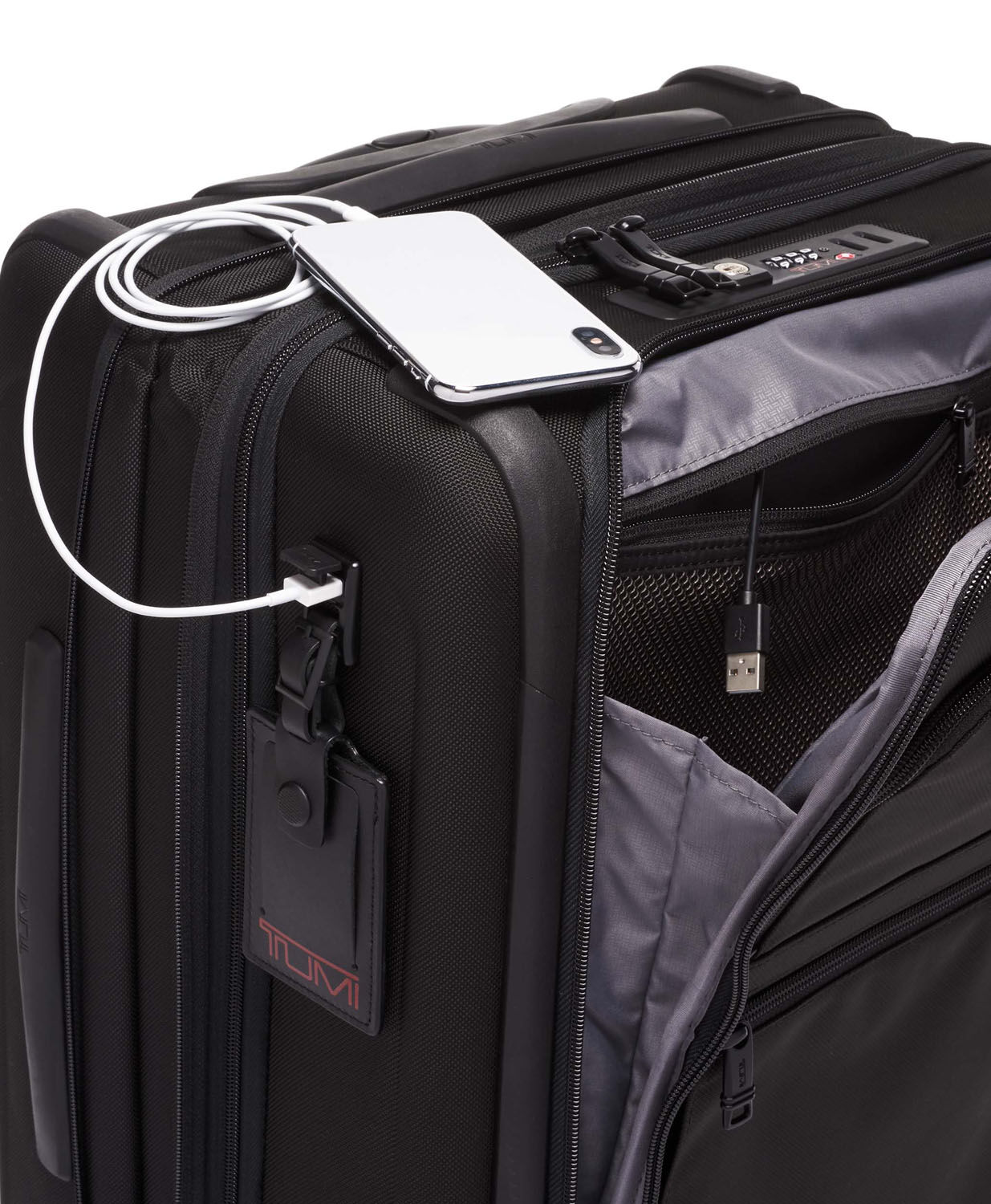 Tumi Alpha 3 Continental erweiterbar Handgepäck 56cm + GRATIS HOTELGUTSCHEIN Black