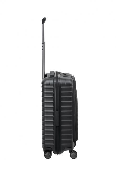 LTAA TITAN LITRON 4-Rollen Trolley S mit Vortasche Schwarz