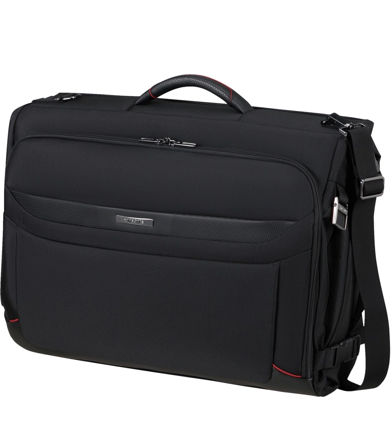 Samsonite Pro-DLX 6 Kleidersack, Tri-Fold Garment Bag + GRATIS HOTELGUTSCHEIN Schwarz