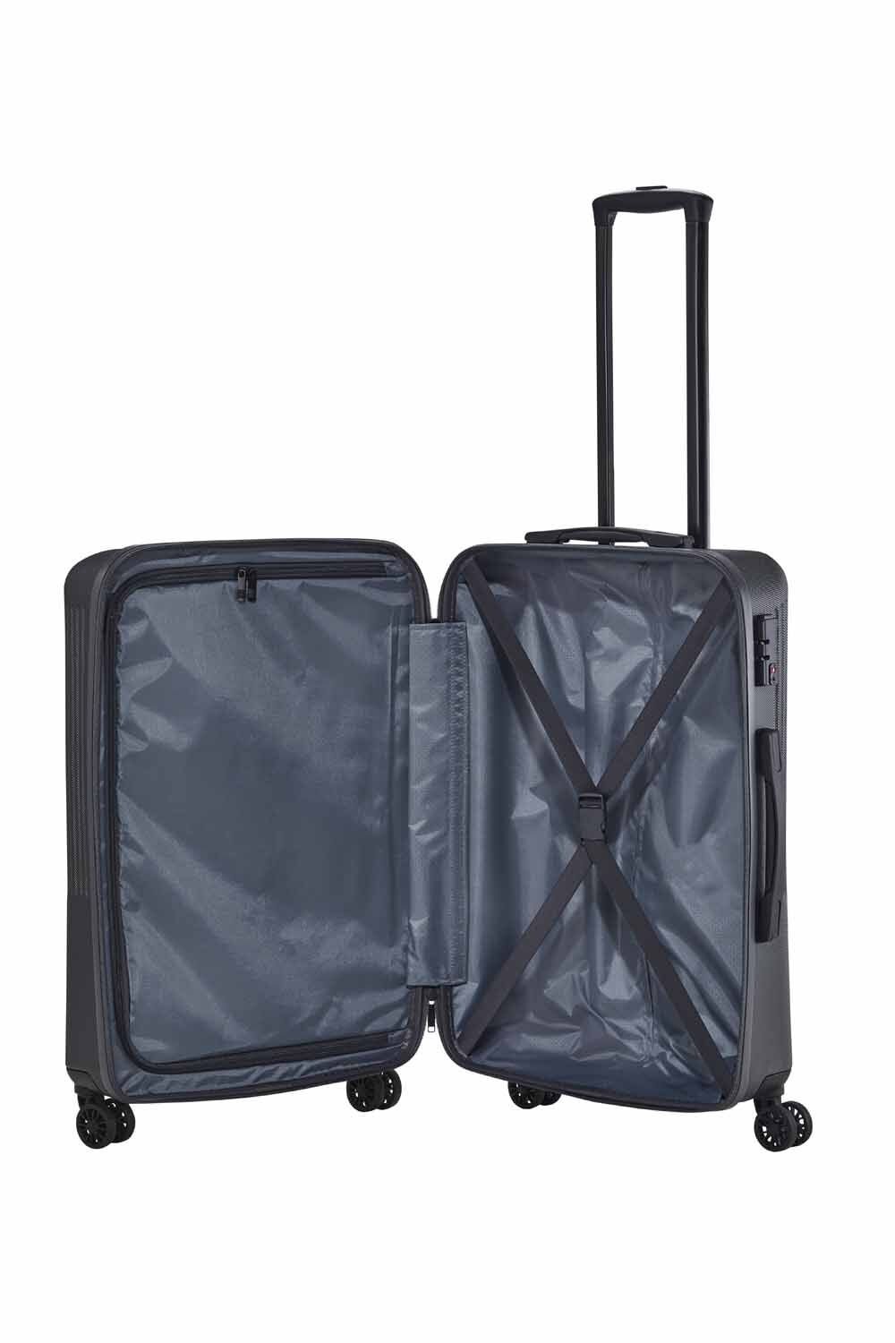 Travelite BALI Trolley M 4-Rollen Anthrazit