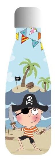 xanadoo Kids-Line Edelstahl-Trinkflasche Pirat