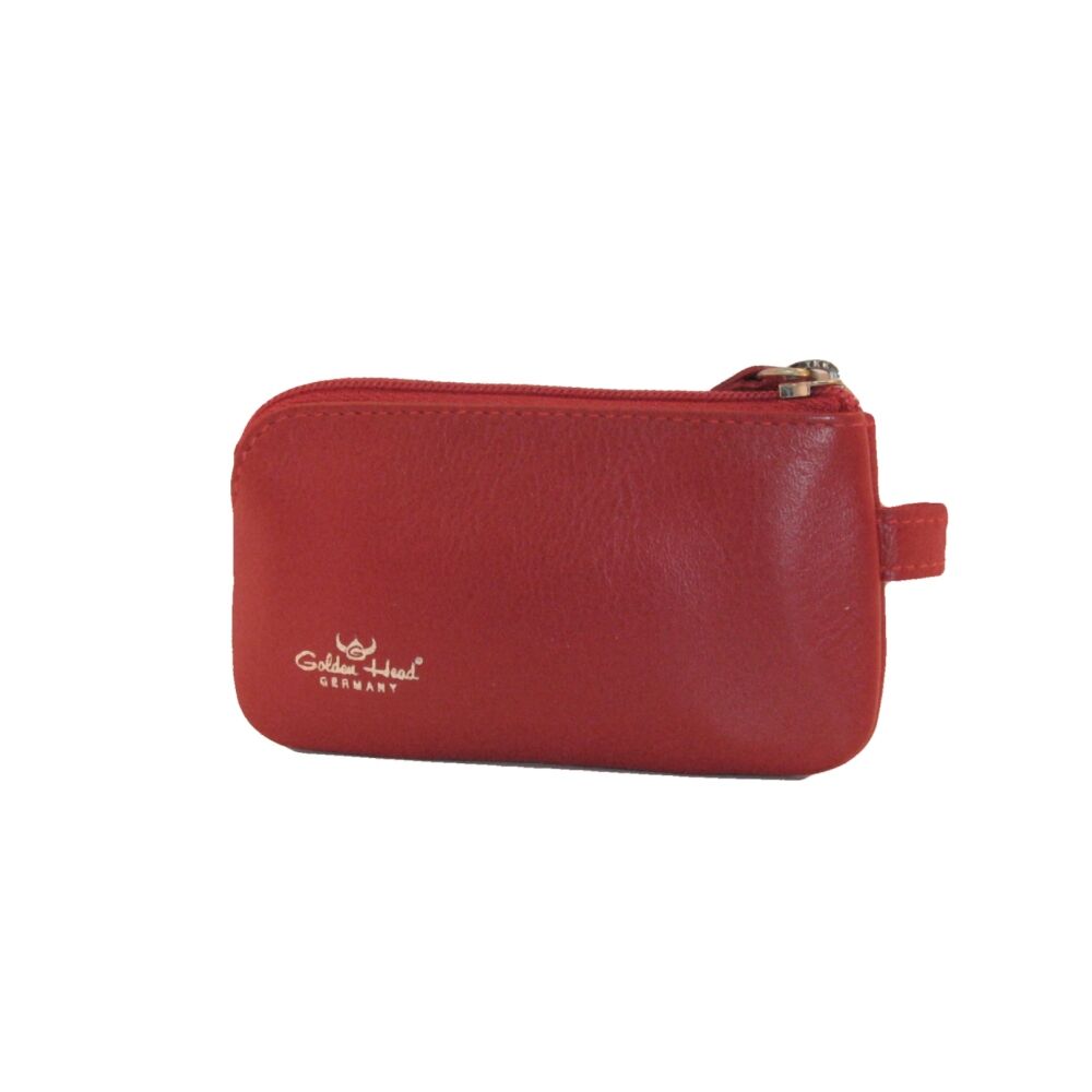 Golden Head Polo Reißverschluss-Schlüsseletui 5112-50 rot Golden Head Polo Reißverschluss-Schlüsseletui 5112-50 rot