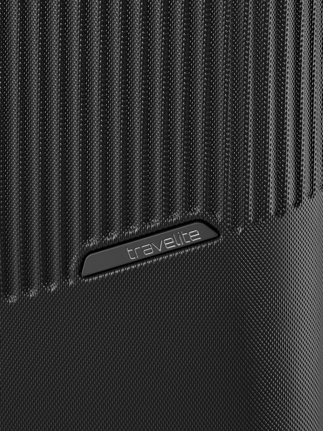 Travelite BALI Trolley S 4-Rollen Schwarz