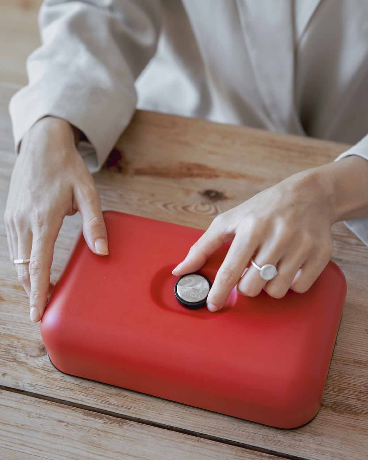 24Bottles® Lunch box Hot Red
