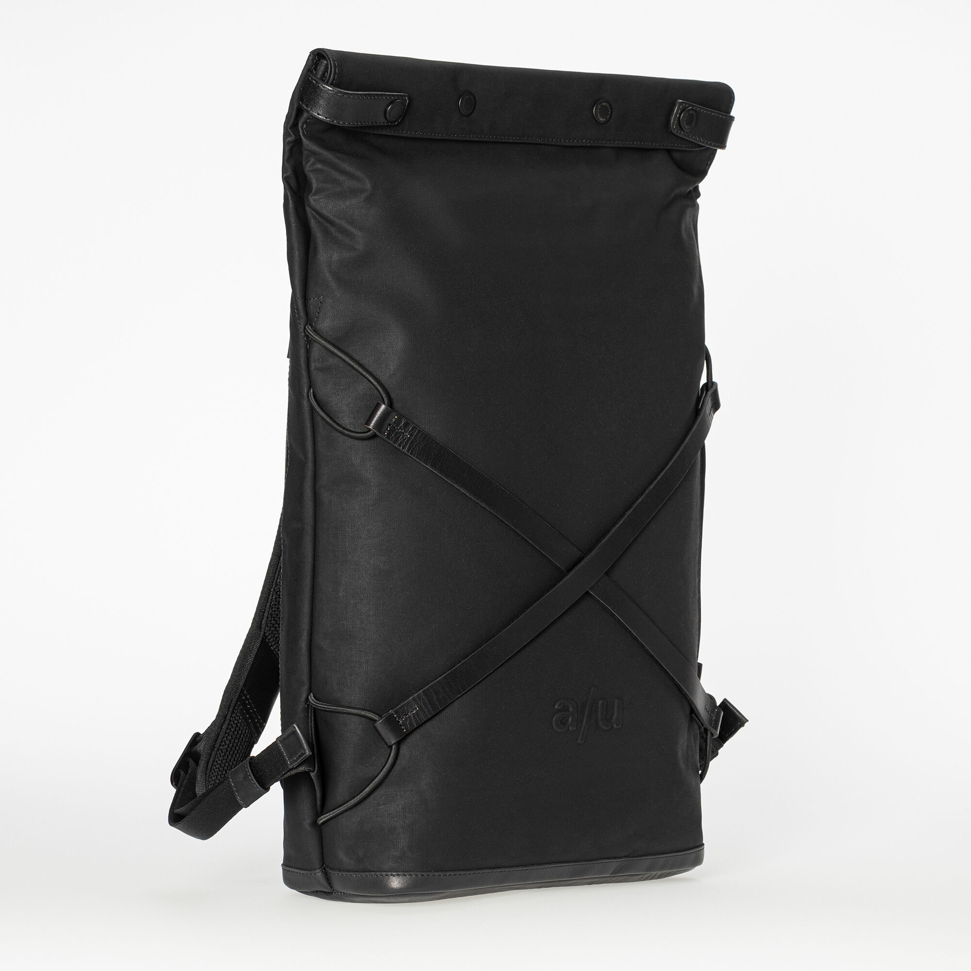 aunts & uncles Japan Osaka Rolltop Rucksack mit 15" Notebookfach black
