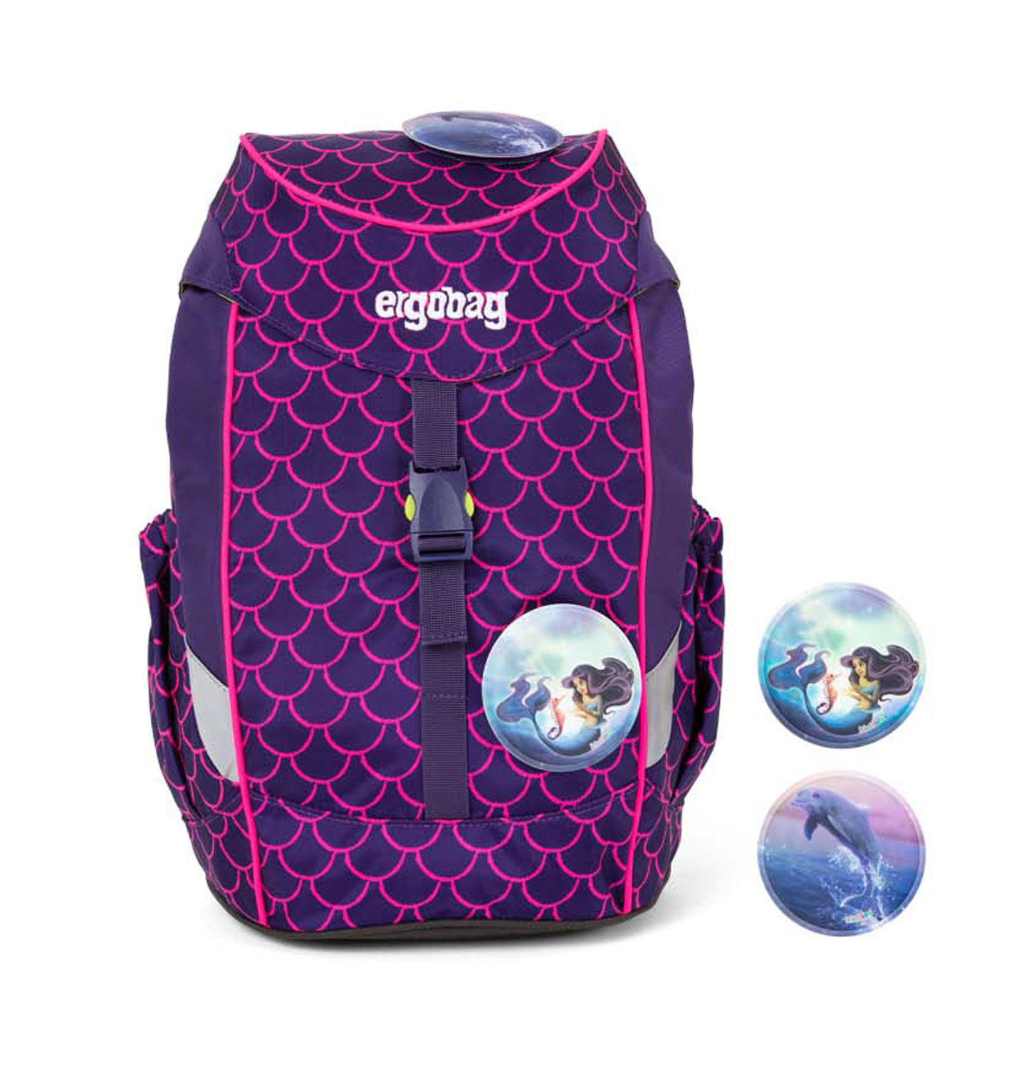 ergobag mini LUMI Edition, Kindergartenrucksack 2-tlg. 2025 PerlentauchBär