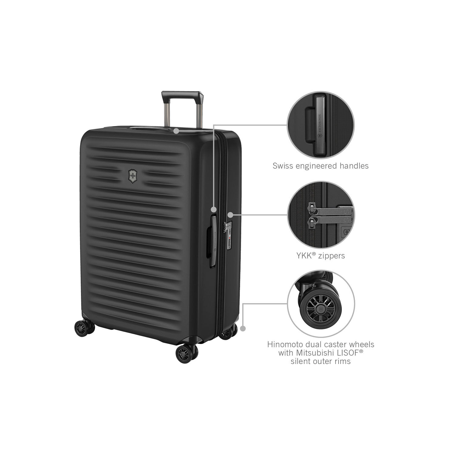 Victorinox Airox Advanced Large Case erweiterbar Schwarz