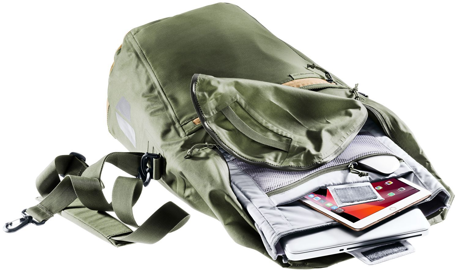 Deuter Mainhattan 17+10 Fahrradtasche khaki-clay