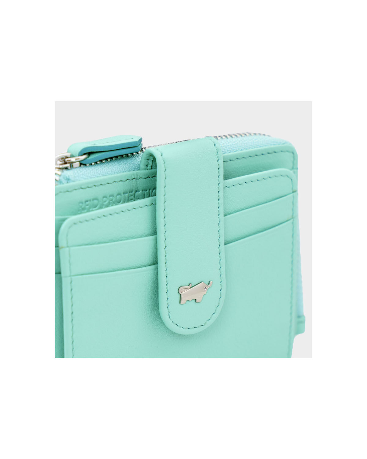 Braun Büffel JOY RFID Kartenbörse mit Schlüsselring 8CS aquamarin Braun Büffel JOY RFID Kartenbörse mit Schlüsselring 8CS aquamarin