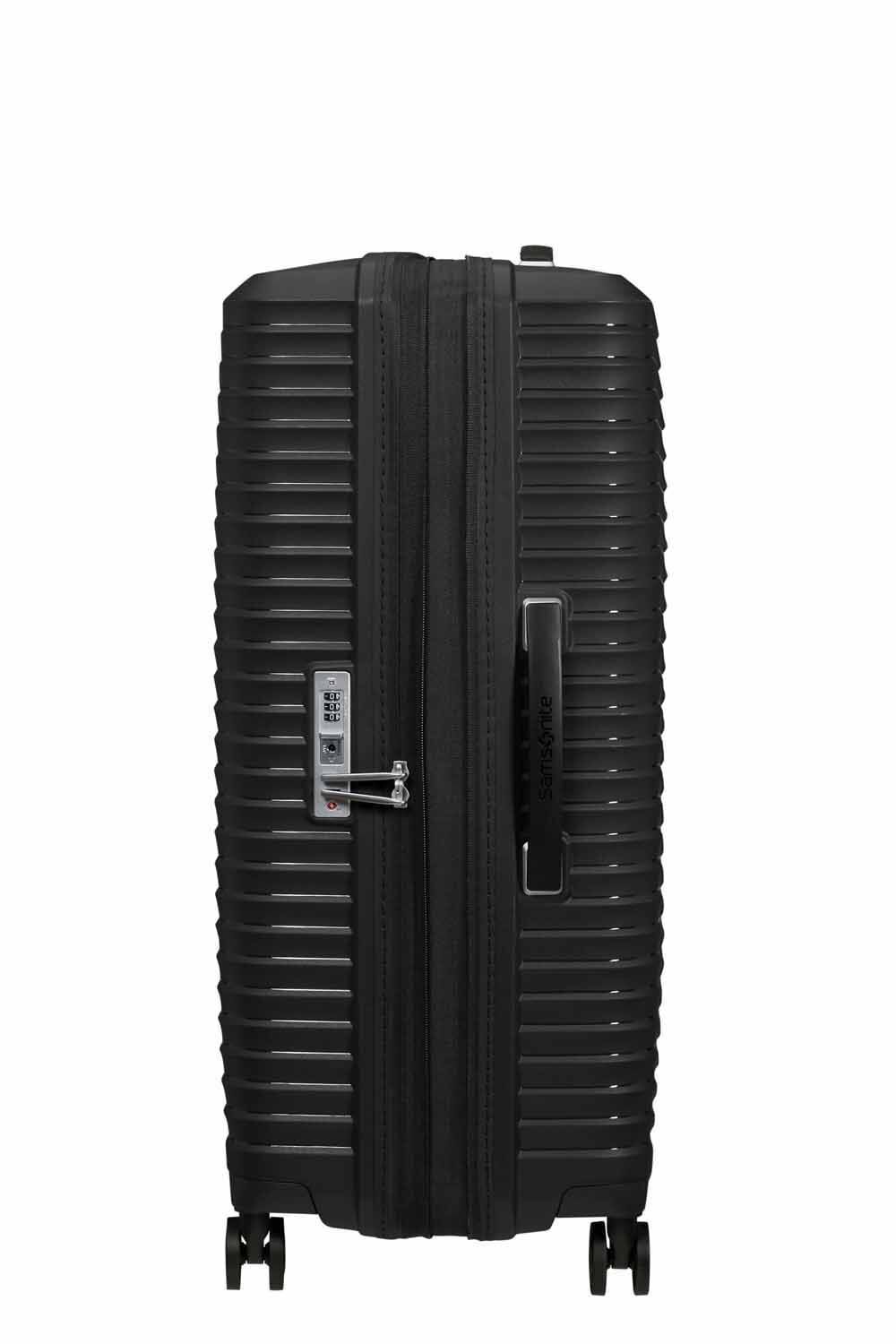Samsonite Upscape Trolley mit 4 Rollen erweiterbar 75cm + GRATIS HOTELGUTSCHEIN Schwarz Samsonite Upscape Trolley mit 4 Rollen erweiterbar 75cm + GRATIS HOTELGUTSCHEIN Schwarz