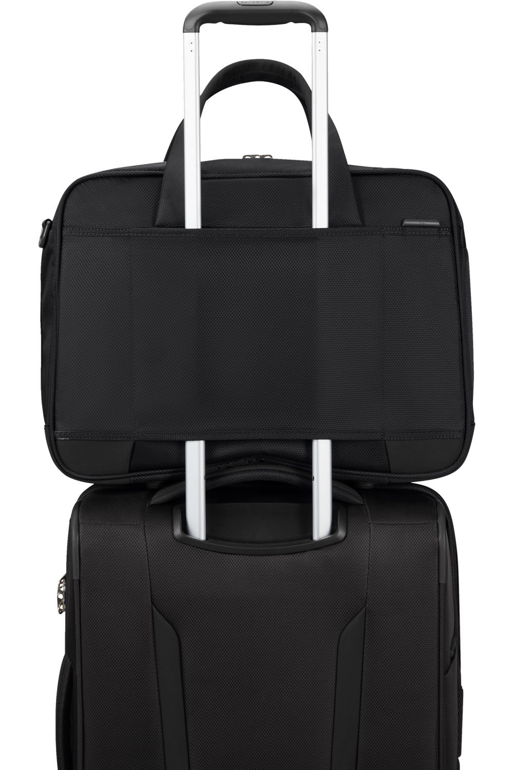 Samsonite Respark Laptop-Schultertasche mit 15.6" Laptopfach + GRATIS HOTELGUTSCHEIN Ozone Black
