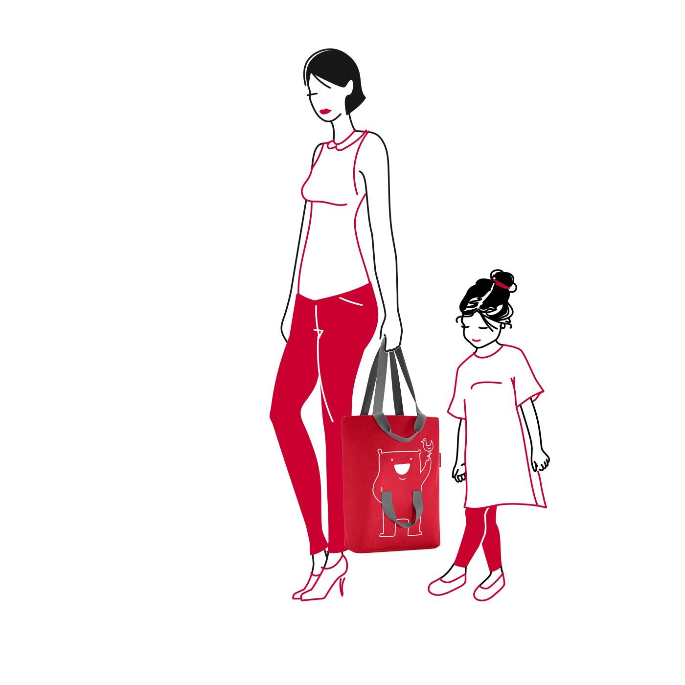 Reisenthel Kids familybag red