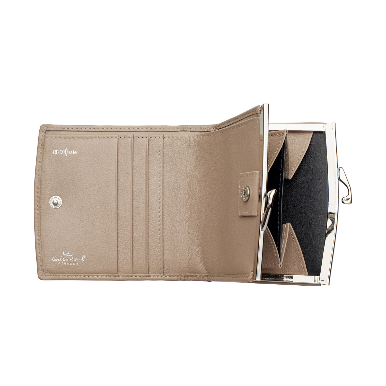 Golden Head Madrid Bügelbörse RFID Protect taupe