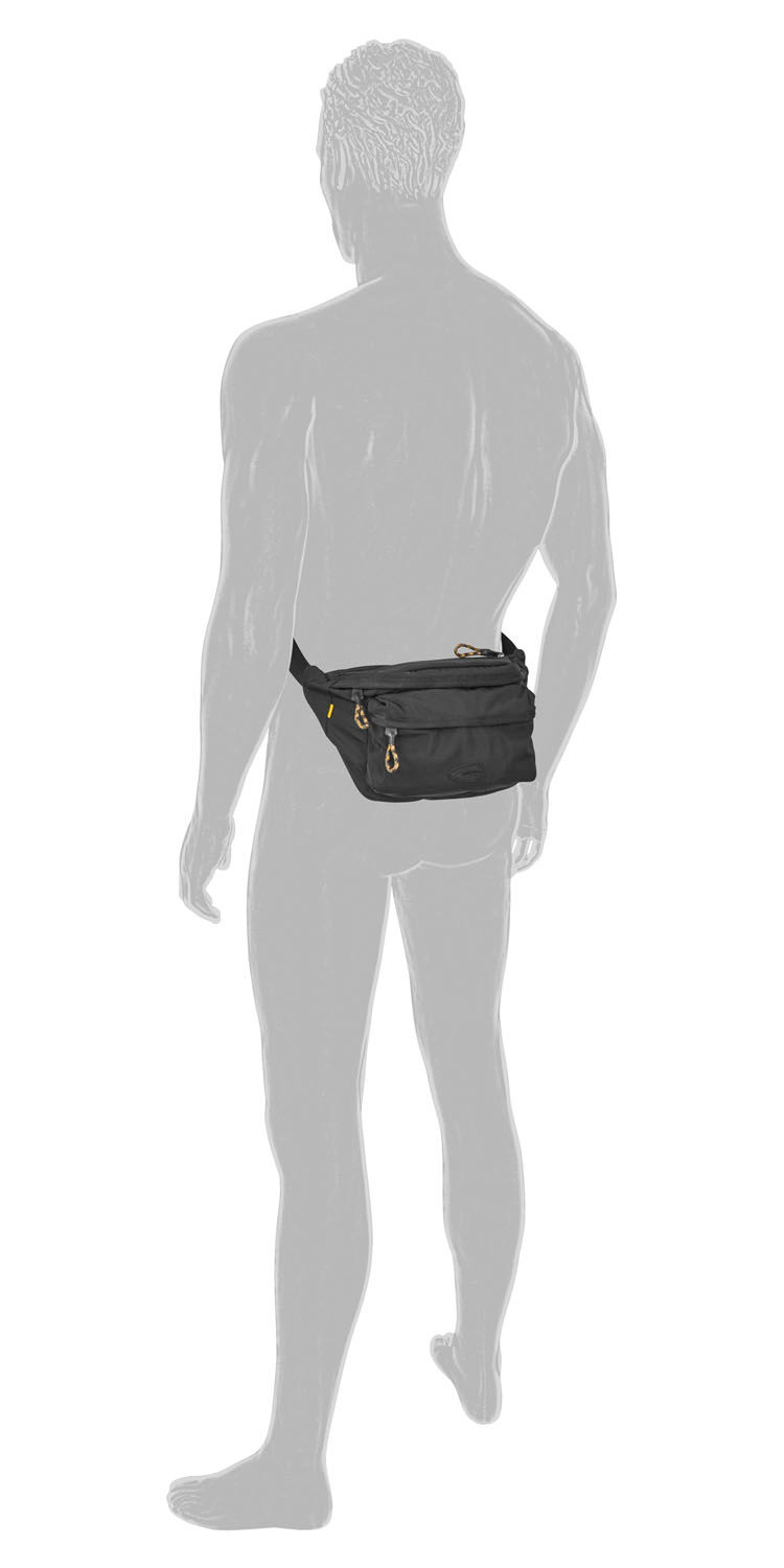 Camel Active Terra Belt Bag M aus recyceltem Nylon 4224 Schwarz