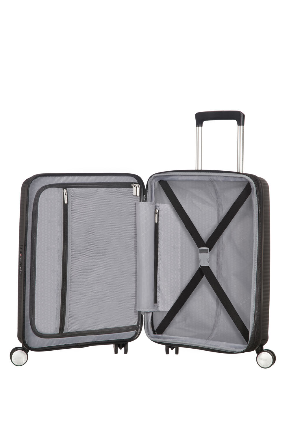 American Tourister Soundbox Trolley S 4R 55cm, erweiterbar Bass Black American Tourister Soundbox Trolley S 4R 55cm, erweiterbar Bass Black