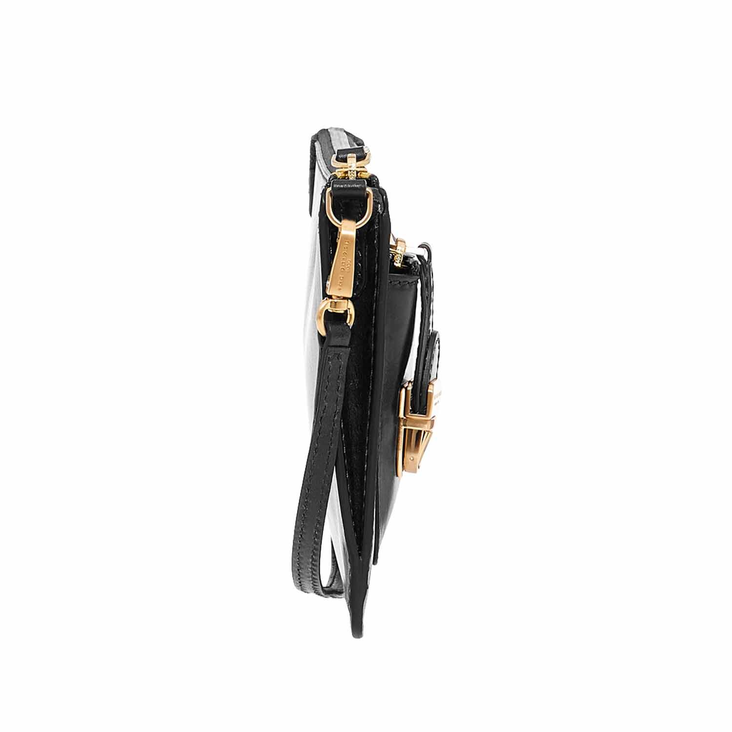 The Bridge Rustici Schultertasche 04394201 Schwarz/Gold