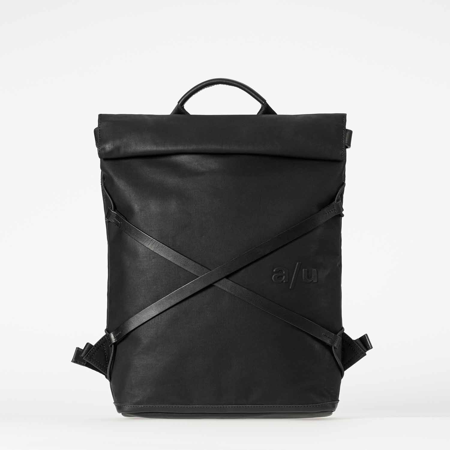 aunts & uncles Japan Yokohama Rolltop Rucksack mit 13" Notebookfach black