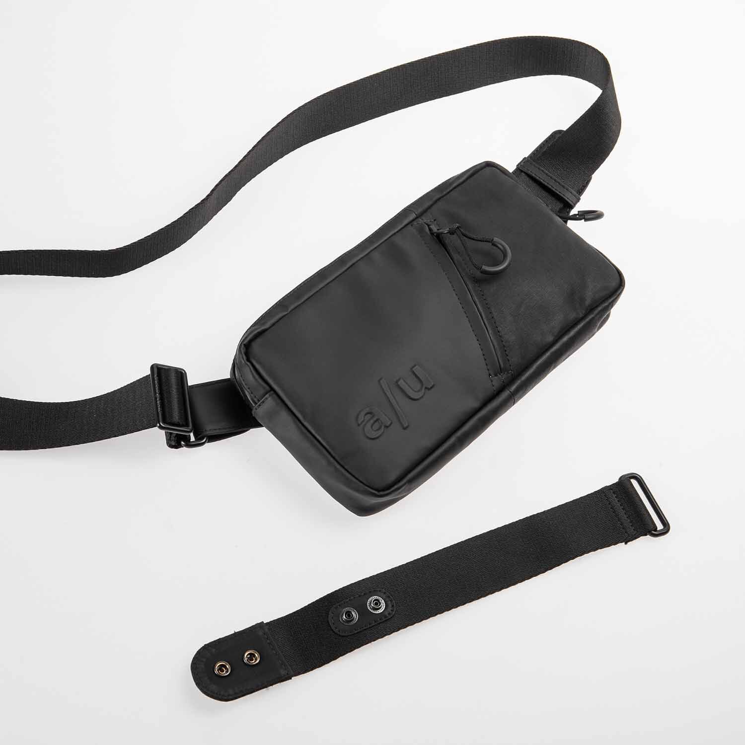 aunts & uncles Japan Nishi Mito Gürteltasche anthracite black