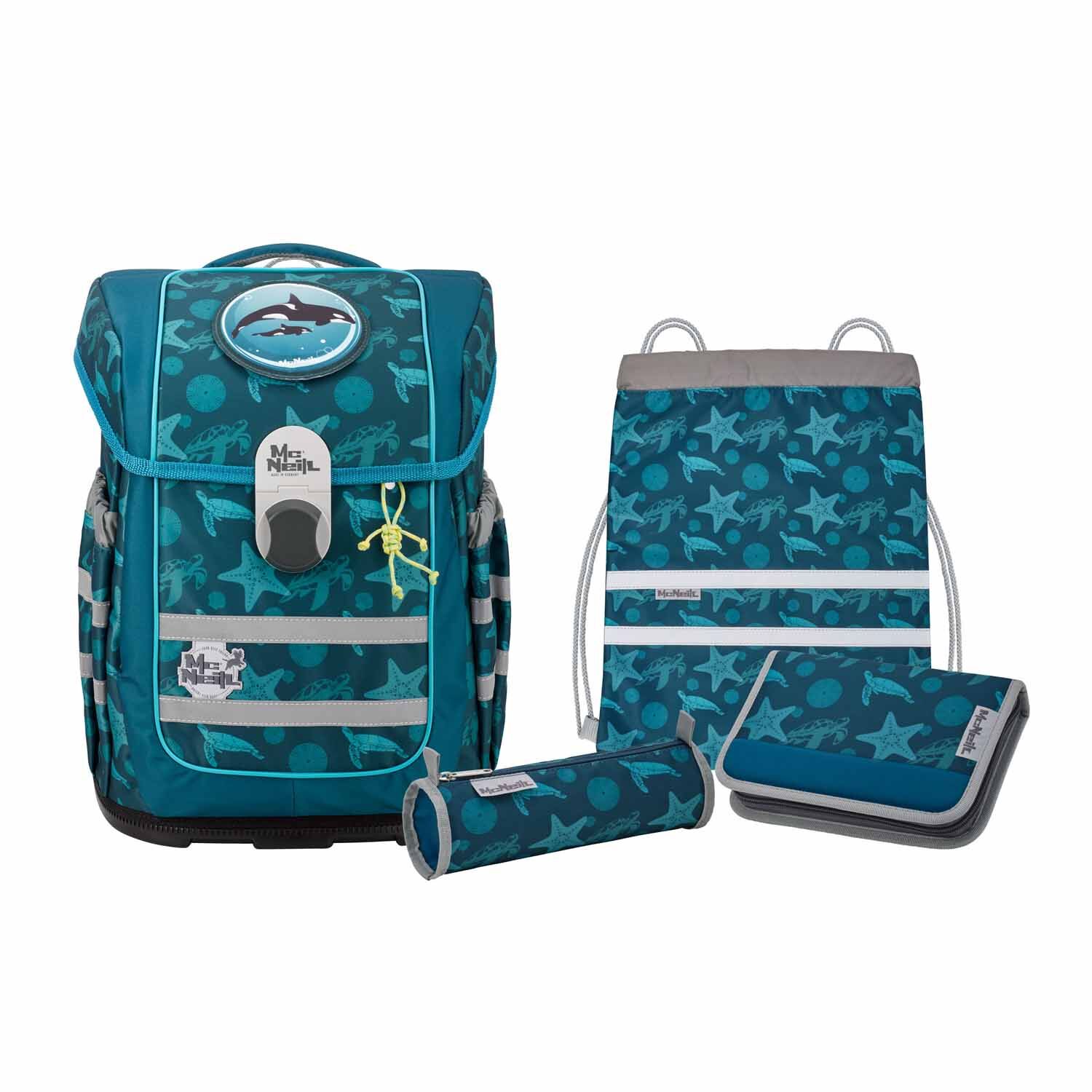 McNeill McOcean Schulranzen-Set, 5tlg. Kollektion 2023/24