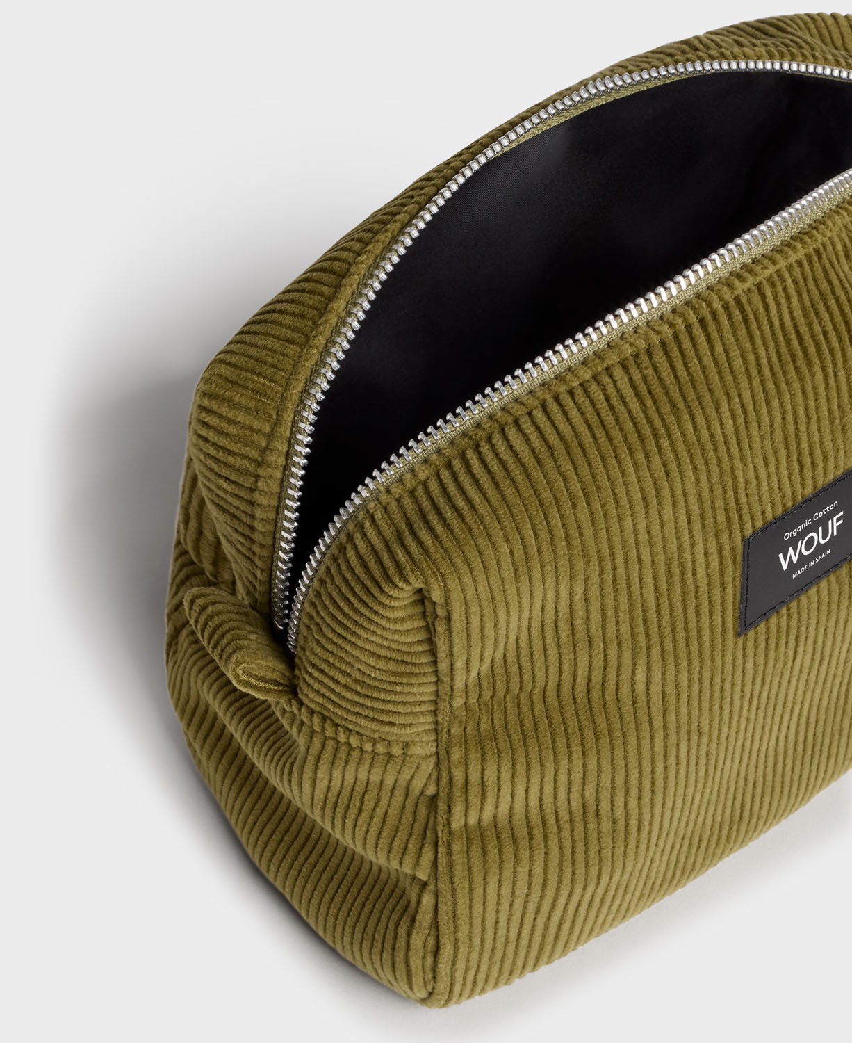 Wouf Corduroy Collection Toiletry Bag Olive