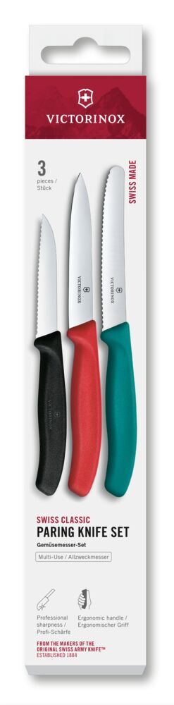 Victorinox Swiss Classic Gemüsemesser-Set, 3-teilig