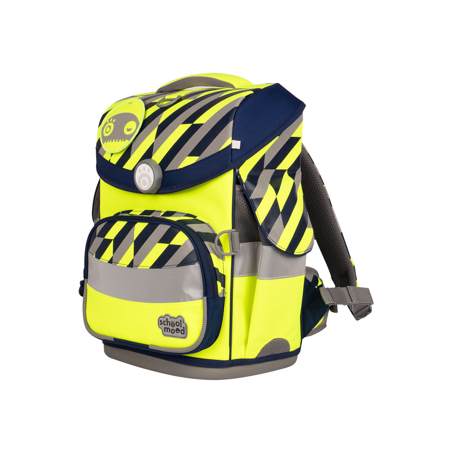 School-Mood Timeless Air+ Yannick, 7-teilige Schulranzenset Neon Yellow School-Mood Timeless Air+ Yannick, 7-teilige Schulranzenset Neon Yellow