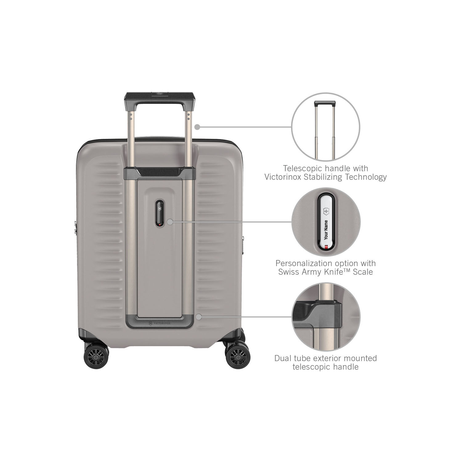 Victorinox Airox Advanced Global Carry-On Stone White