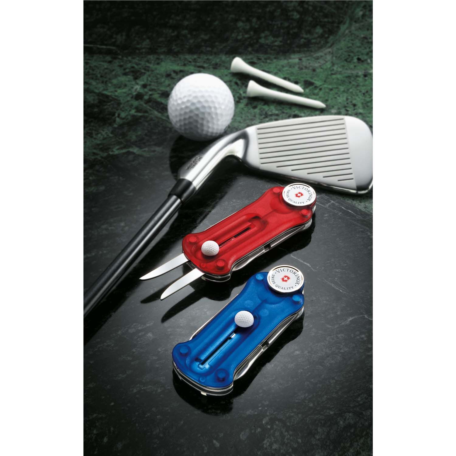 Victorinox GolfTool blau transparent