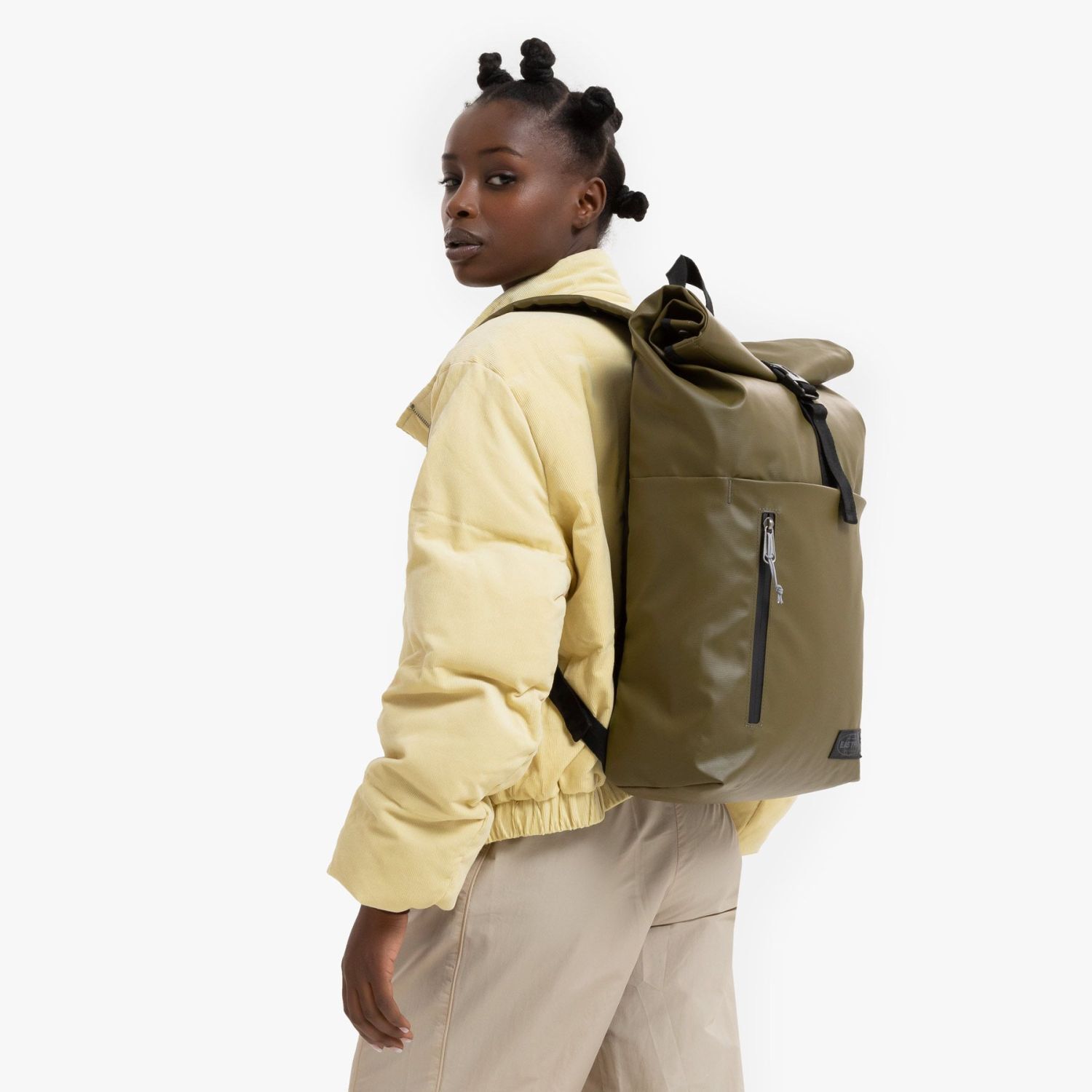 Eastpak UP Roll Rucksack mit Roll-Öffnung an der Oberseite Tarp Army