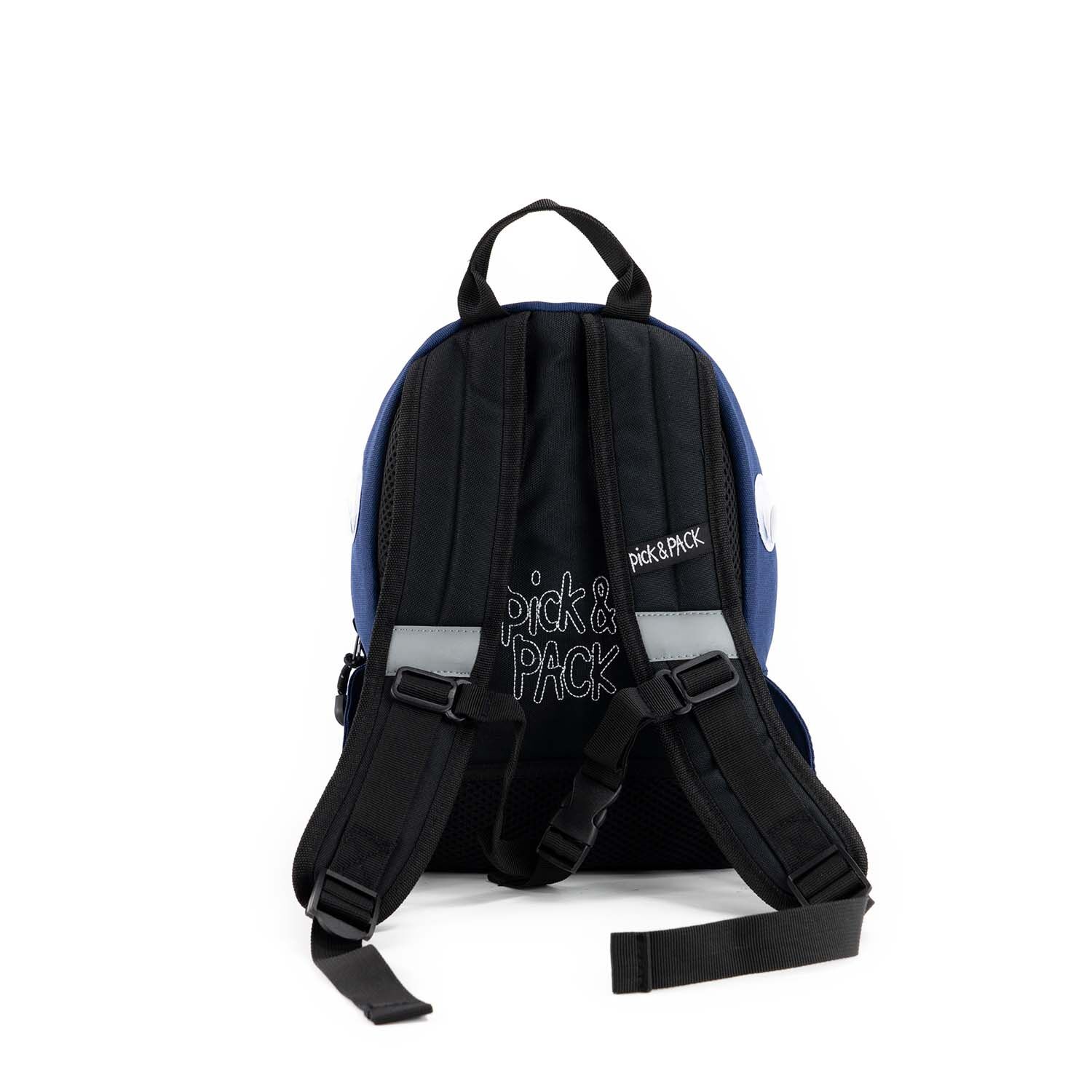 Pick & Pack Shark Shape Backpack S Navy
