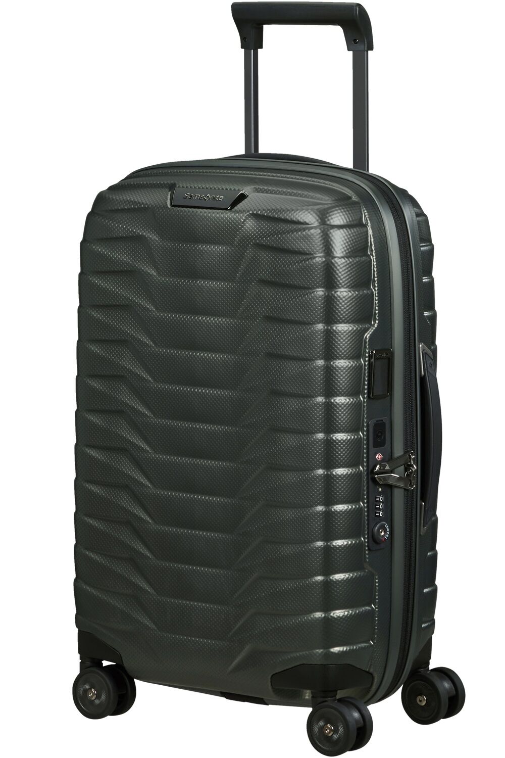 Samsonite Proxis Trolley mit 4 Rollen erweiterbar 55cm (23/26cm) + GRATIS HOTELGUTSCHEIN Matt Climbing Ivy Samsonite Proxis Trolley mit 4 Rollen erweiterbar 55cm (23/26cm) + GRATIS HOTELGUTSCHEIN Matt Climbing Ivy