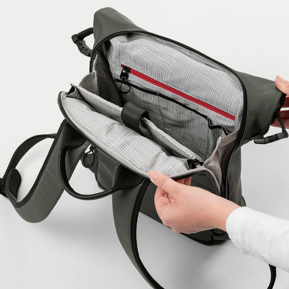 aunts & uncles Japan Nishi Tokio Rolltop Rucksack für 13" Notebookfach forest night aunts & uncles Japan Nishi Tokio Rolltop Rucksack für 13" Notebookfach forest night