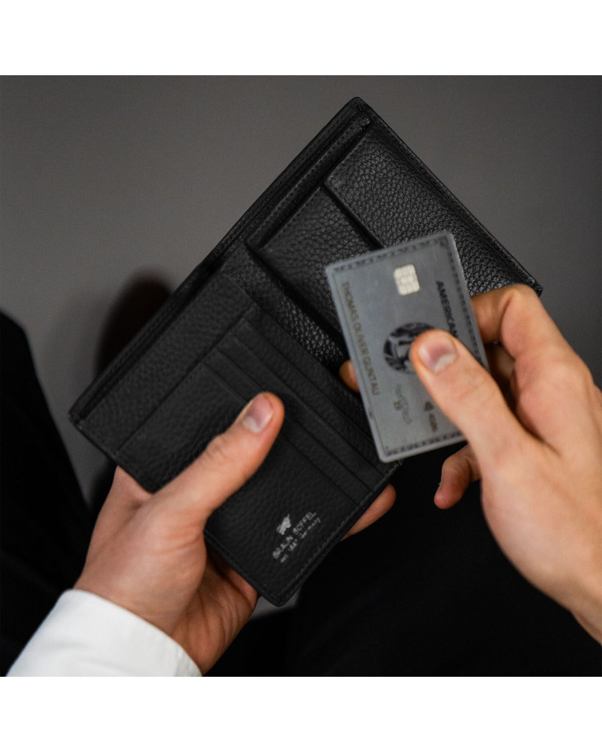 Braun Büffel Theo RFID Geldbörse H 8CS schwarz