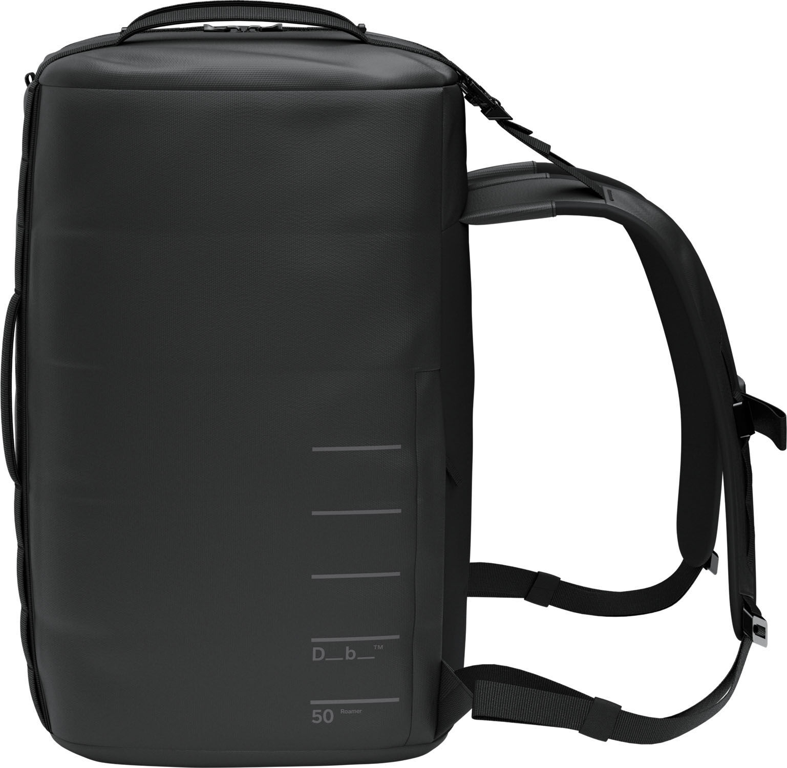 D_b_ Roamer Pro Split Duffel / Backpack 50L Black Out