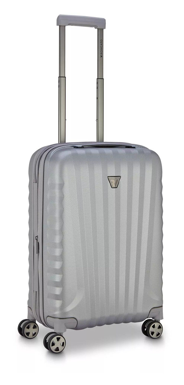 Roncato UNO PREMIUM 3.0 Cabin Koffer S (55cm) Erweiterbar Silber