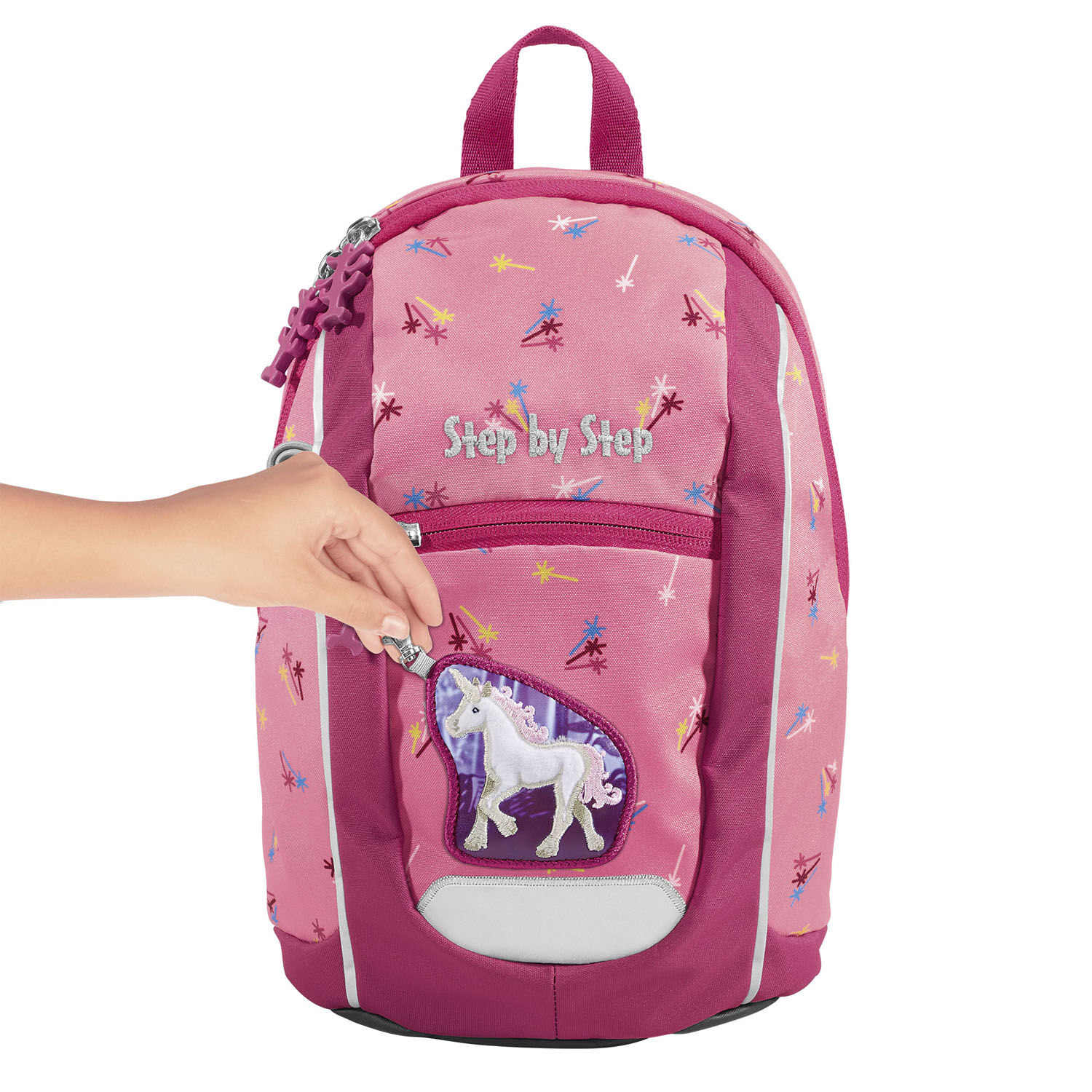 Step by Step Kinderrucksack KIGA MINI Kindergartenrucksack-Set Little Unicorn Nuala