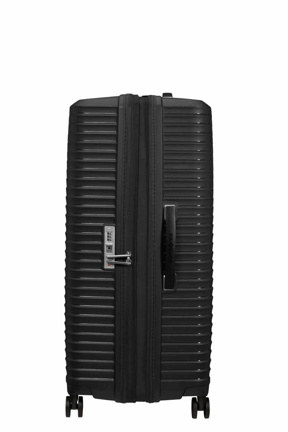 Samsonite Upscape Trolley mit 4 Rollen erweiterbar 81cm + GRATIS HOTELGUTSCHEIN Schwarz