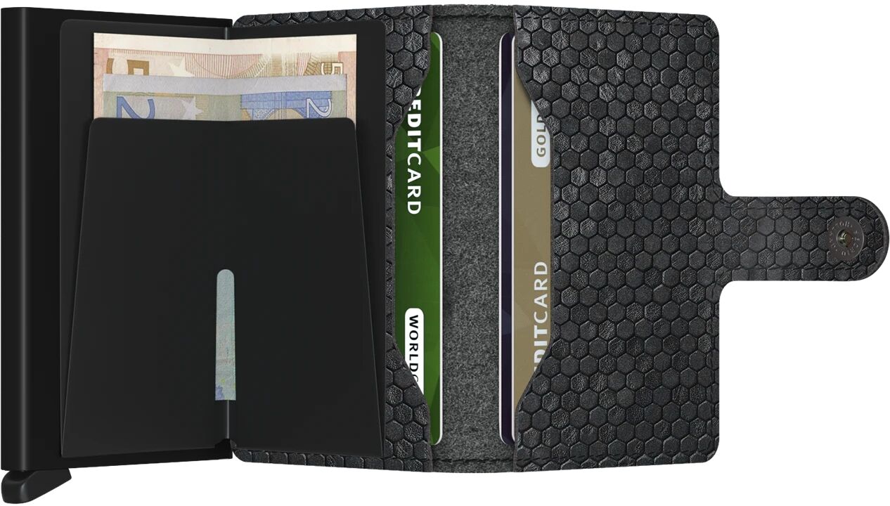 Secrid Miniwallet Hexagon MHe-Black Secrid Miniwallet Hexagon MHe-Black