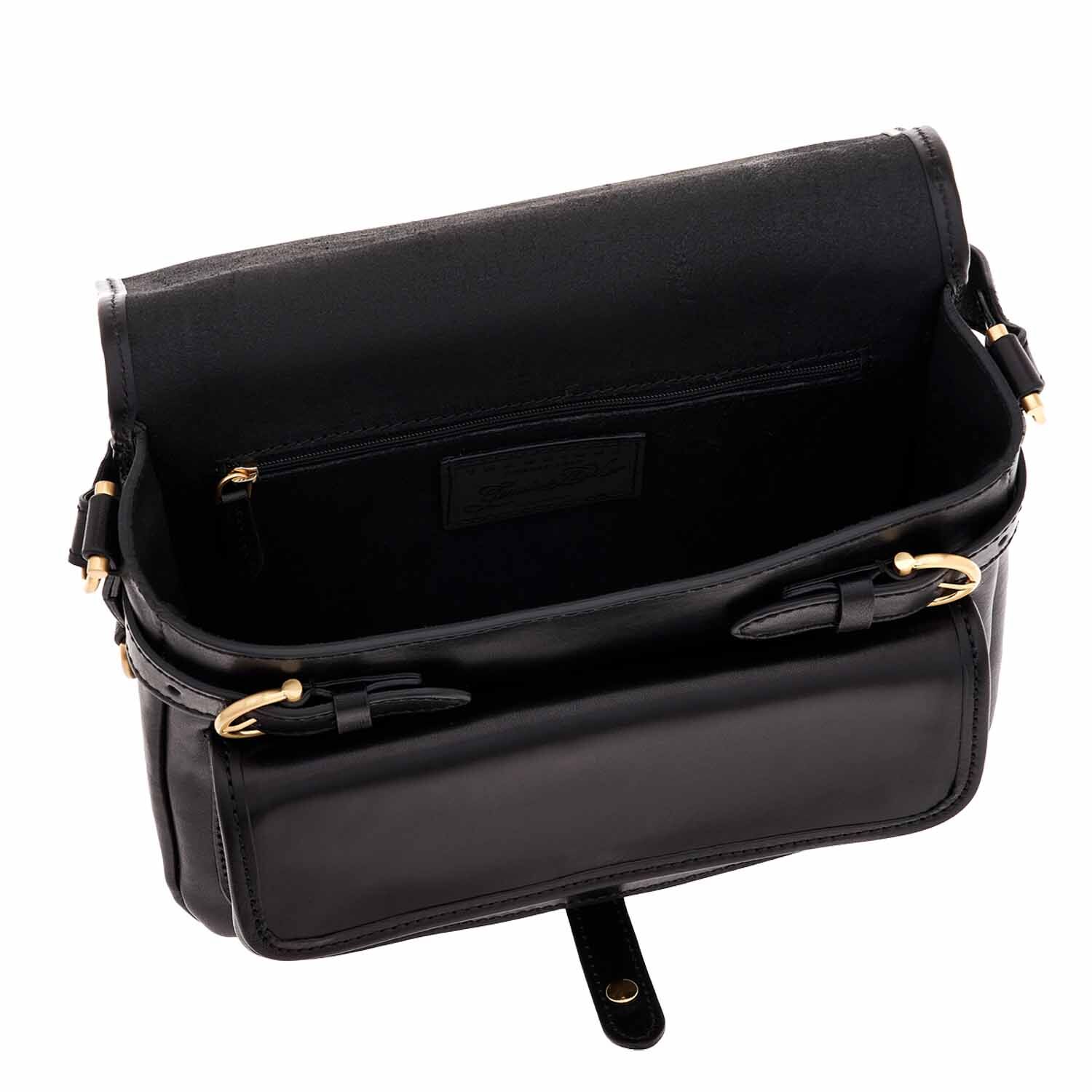 The Bridge Biba Kuriertasche 04362201 Schwarz/Gold The Bridge Biba Kuriertasche 04362201 Schwarz/Gold